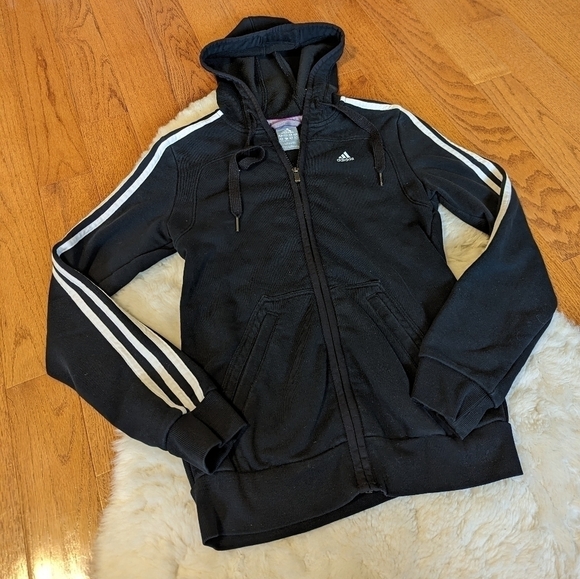 ADIDAS track jacket sweatshirt hoodie xs - Picture 2 of 9